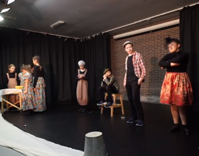 1-й городской театральный интенсив. Спектакль «Ничего плохого, кроме хорошего, не произошло» (реж. Анна Карапетян)